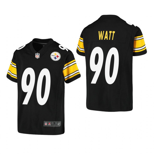 [FULLY STITCHED] Pittsburgh Steelers TJ Watt Black Style 13 Limited Football Jersey 