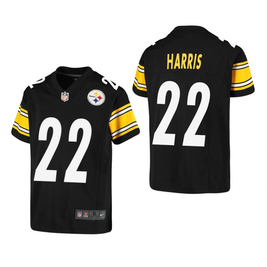 [FULLY STITCHED] Pittsburgh Steelers Najee Harris Black Style 5 Limited Football Jersey 