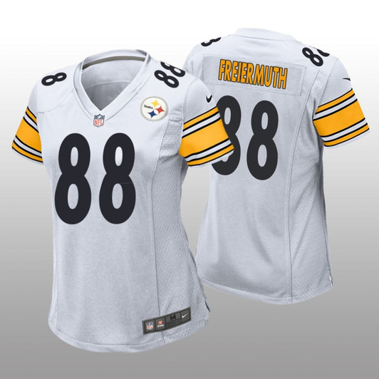 [FULLY STITCHED] Pittsburgh Steelers Pat Freiermuth White Style 2 Limited Football Jersey 