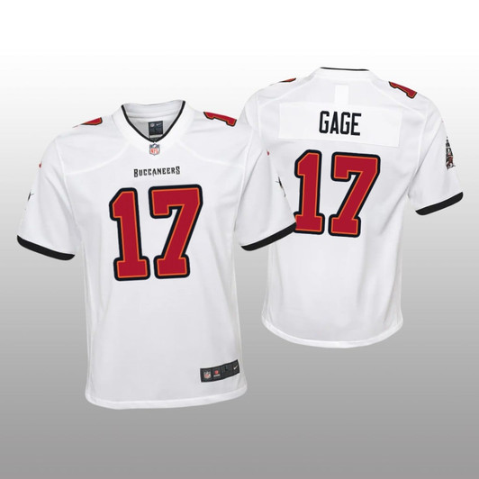 [FULLY STITCHED] Tampa Bay Buccaneers Russell Gage White American Limited Football Jersey 
