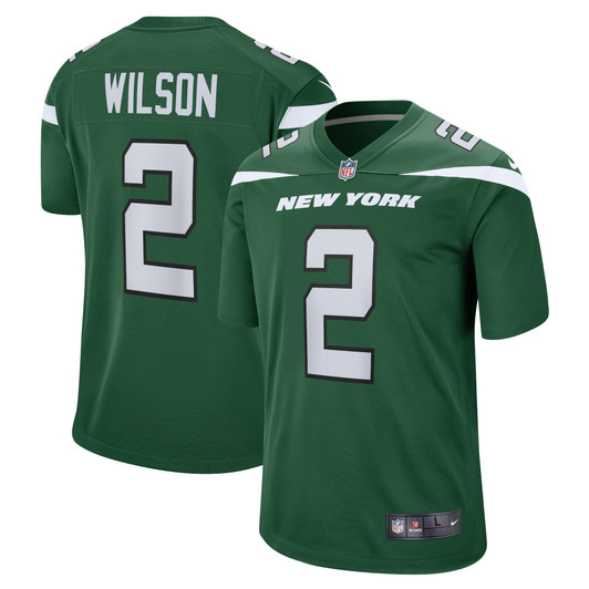 [FULLY STITCHED] New York Jets Zach Wilson Gotham Green Style 6 Limited Football Jersey 