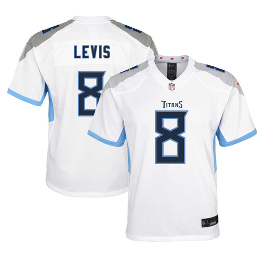 [FULLY STITCHED] Tennessee Titans Will Levis White Limited Football Jersey 