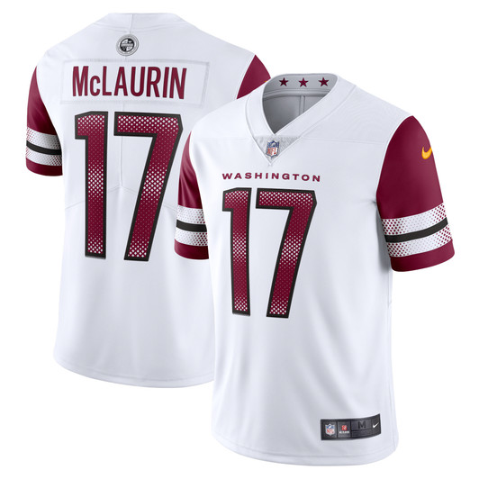 [FULLY STITCHED] Washington Commanders Terry Mclaurin White Style 4 Limited Football Jersey 