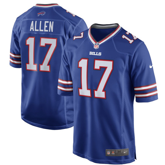 [FULLY STITCHED] Buffalo Bills Josh Allen Royal Style 18 Limited Football Jersey 