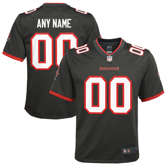 [FULLY STITCHED] Tampa Bay Buccaneers Alternate Pewter Limited Football Jersey 