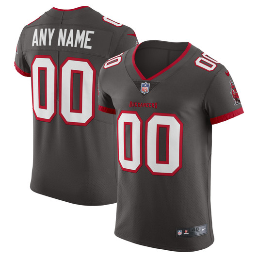 [FULLY STITCHED] Tampa Bay Buccaneers Alternate Pewter Style 2 Limited Football Jersey 