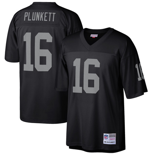 [FULLY STITCHED] Las Vegas Raiders Jim Plunkett Legacy Black Limited Football Jersey 