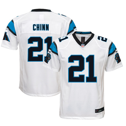 [FULLY STITCHED] Carolina Panthers Jeremy Chinn White Limited Football Jersey 
