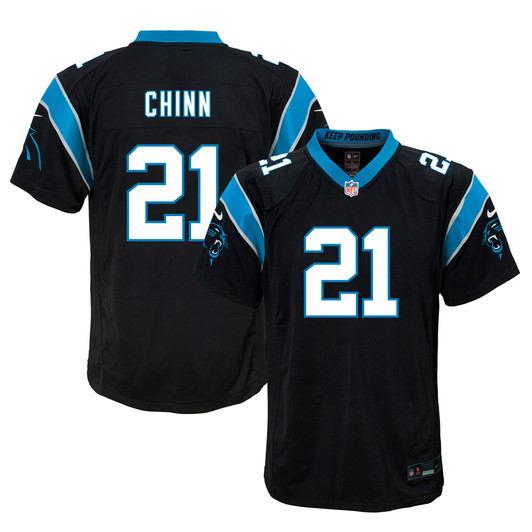 [FULLY STITCHED] Carolina Panthers Jeremy Chinn Black Limited Football Jersey 