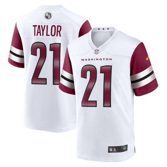 [FULLY STITCHED] Washington Commanders Sean Taylor Retired White Limited Football Jersey 