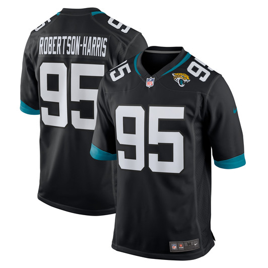 [FULLY STITCHED] Jacksonville Jaguars Roy Robertson Harris Black Limited Football Jersey 