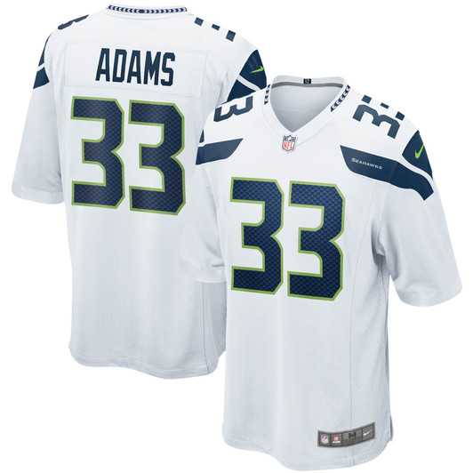 [FULLY STITCHED] Seattle Seahawks Jamal Adams White Style 4 Limited Football Jersey 