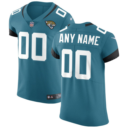 [FULLY STITCHED] Jacksonville Jaguars Teal Style 7 Limited Football Jersey 