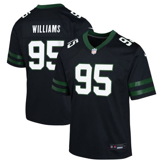 [FULLY STITCHED] New York Jets Quinnen Williams Alternate Legacy Black Limited Football Jersey 
