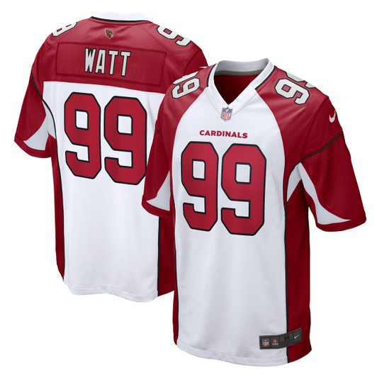 [FULLY STITCHED] Arizona Cardinals JJ Watt White Style 2 Limited Football Jersey 