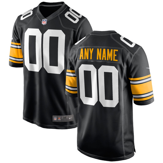 [FULLY STITCHED] Pittsburgh Steelers Alternate Black Limited Football Jersey 