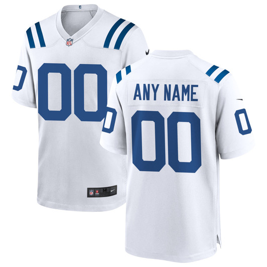 [FULLY STITCHED] Indianapolis Colts White Style 4 Limited Football Jersey 