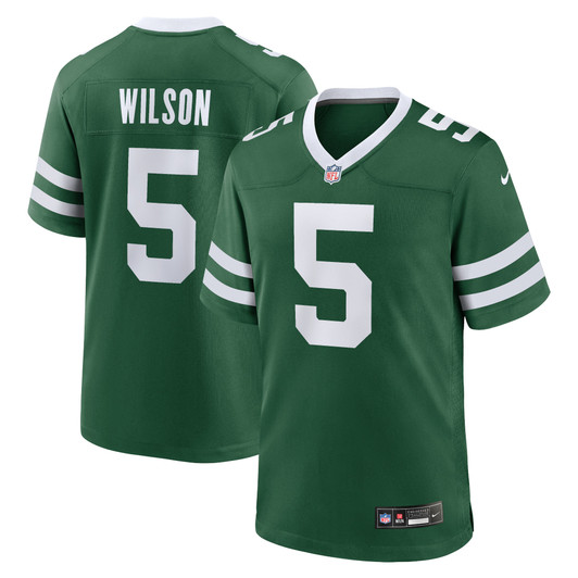 [FULLY STITCHED] New York Jets Garrett Wilson American Legacy Green Limited Football Jersey 