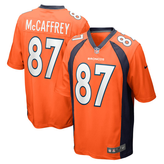 [FULLY STITCHED] Denver Broncos Ed Mccaffrey Orange Style 2 Limited Football Jersey 