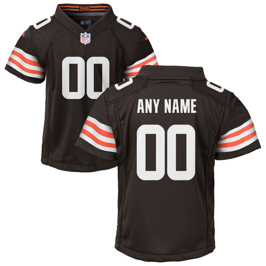[FULLY STITCHED] Cleveland Browns Brown Style 6 Limited Football Jersey 