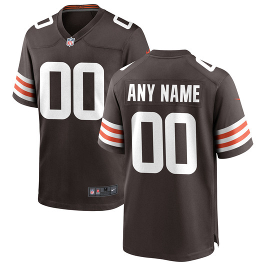 [FULLY STITCHED] Cleveland Browns American Brown Limited Football Jersey 