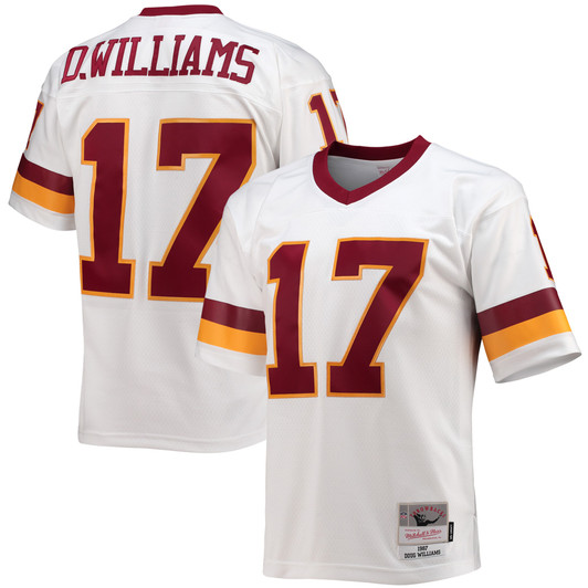 [FULLY STITCHED] Washington Football Team Doug Williams Legacy White Style 2 Limited Football Jersey 