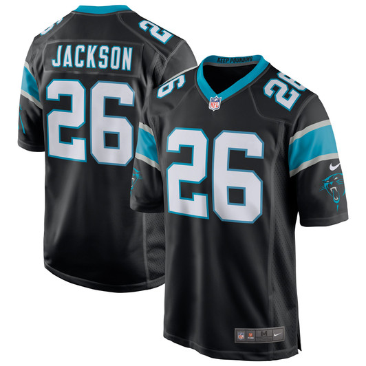 [FULLY STITCHED] Carolina Panthers Donte Jackson Black Limited Football Jersey 