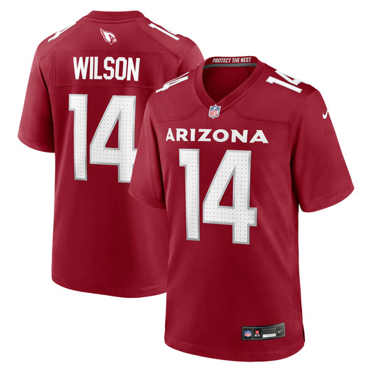 [FULLY STITCHED] Arizona Cardinals Michael Wilson Cardinal Limited Football Jersey 