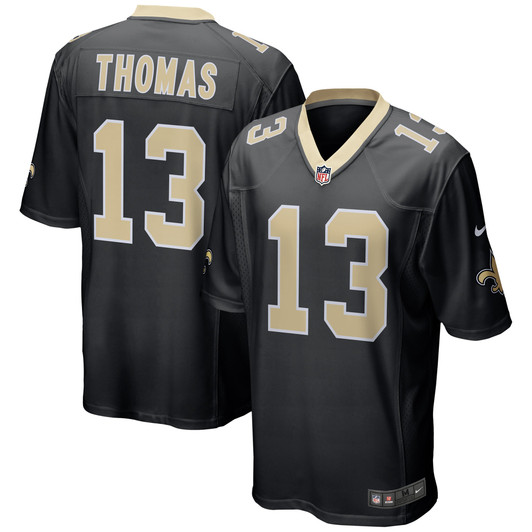 [FULLY STITCHED] New Orleans Saints Michael Thomas Black Style 3 Limited Football Jersey 