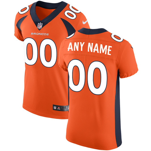[FULLY STITCHED] Denver Broncos Orange Style 3 Limited Football Jersey 