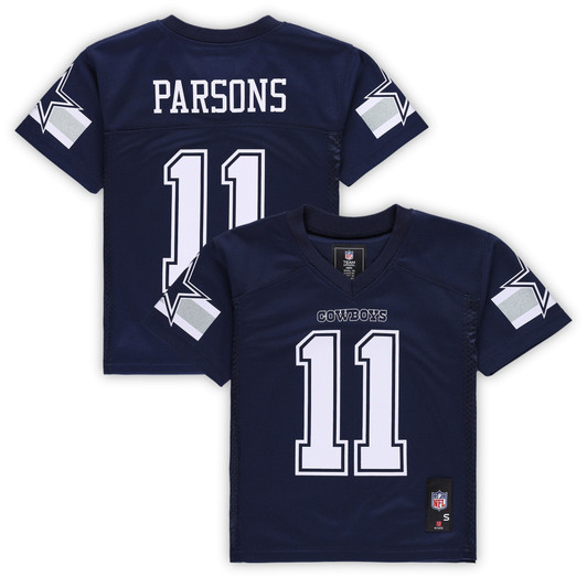 [FULLY STITCHED] Dallas Cowboys Micah Parsons Navy Style 3 Limited Football Jersey 