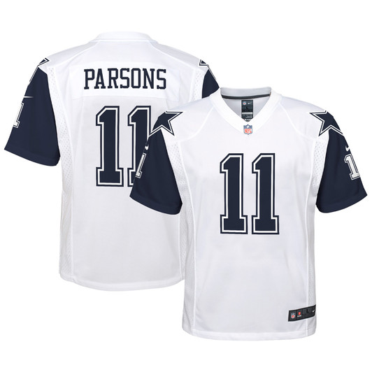 [FULLY STITCHED] Dallas Cowboys Micah Parsons Alternate White Limited Football Jersey 