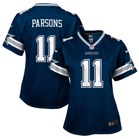 [FULLY STITCHED] Dallas Cowboys Micah Parsons Navy Style 9 Limited Football Jersey 