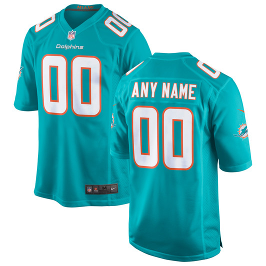 [FULLY STITCHED] Miami Dolphins American Aqua Limited Football Jersey 