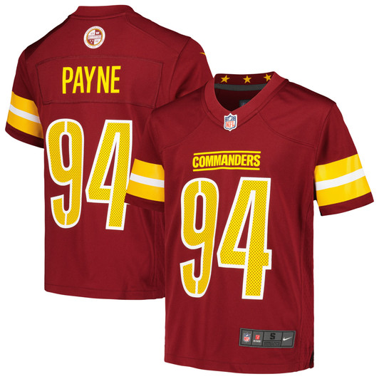 [FULLY STITCHED] Washington Commanders Daron Payne Burgundy Style 6 Limited Football Jersey 