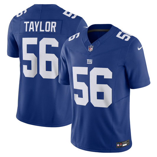 [FULLY STITCHED] New York Giants Lawrence Taylor Royal Style 5 Limited Football Jersey 