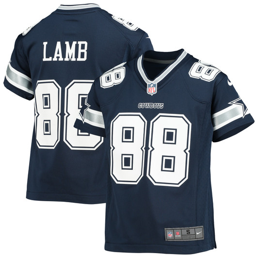 [FULLY STITCHED] Dallas Cowboys Ceedee Lamb Navy Style 3 Limited Football Jersey 