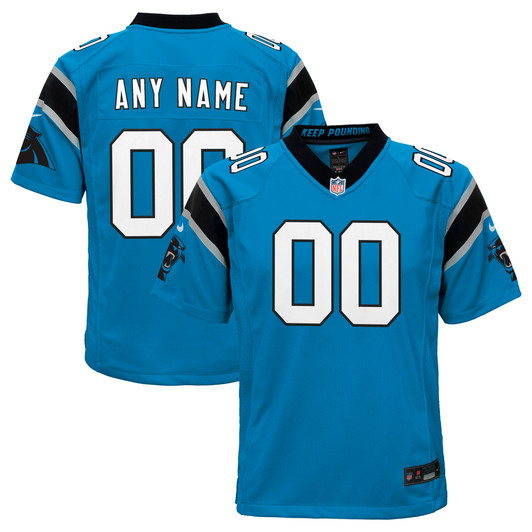 [FULLY STITCHED] Carolina Panthers Alternate Blue Limited Football Jersey 