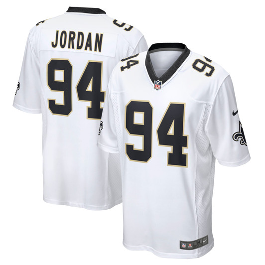 [FULLY STITCHED] New Orleans Saints Cameron Jordan White Style 2 Limited Football Jersey 