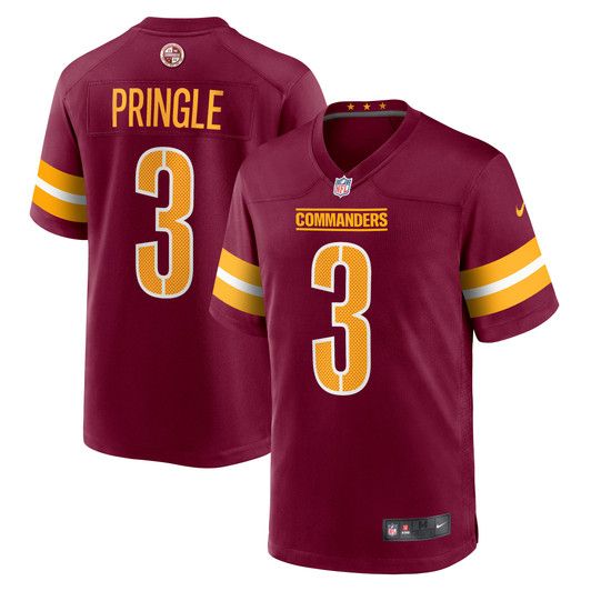 [FULLY STITCHED] Washington Commanders Byron Pringle Burgundy Limited Football Jersey 