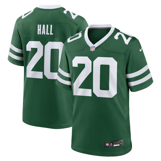 [FULLY STITCHED] New York Jets Breece Hall Legacy Green Style 7 Limited Football Jersey 