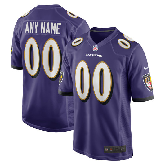 [FULLY STITCHED] Baltimore Ravens Purple Style 3 Limited Football Jersey 