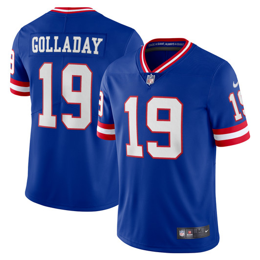 [FULLY STITCHED] New York Giants Kenny Golladay Classic Royal Limited Football Jersey 