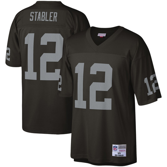 [FULLY STITCHED] Las Vegas Raiders Ken Stabler Legacy Black Limited Football Jersey 