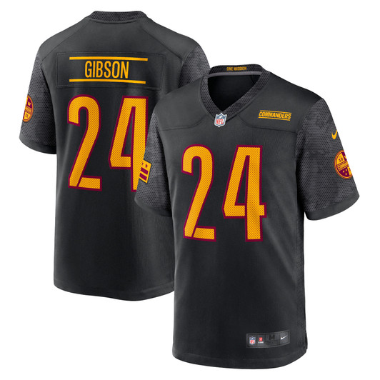 [FULLY STITCHED] Washington Commanders Antonio Gibson Black Style 2 Limited Football Jersey 