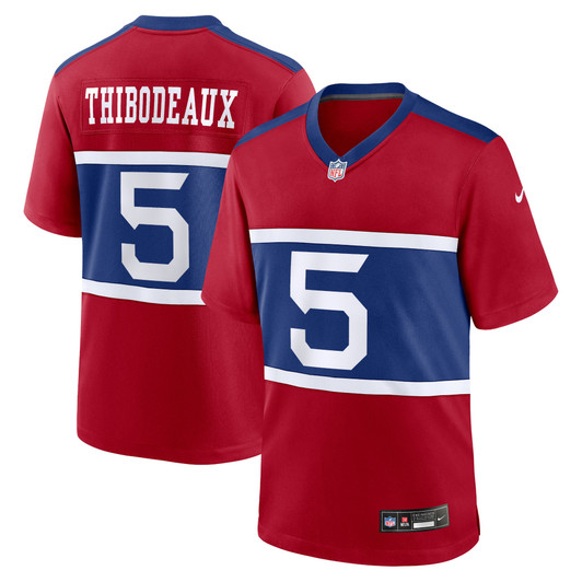 [FULLY STITCHED] New York Giants Kayvon Thibodeaux Alternate Century Red Limited Football Jersey 
