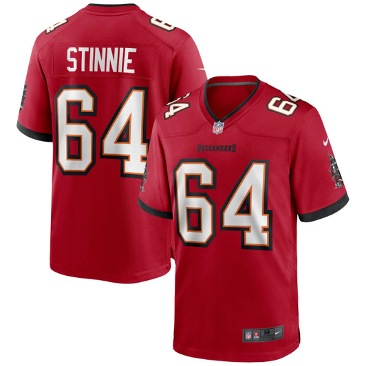 [FULLY STITCHED] Tampa Bay Buccaneers Aaron Stinnie Red Limited Football Jersey 