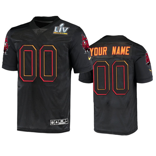 [FULLY STITCHED] Tampa Bay Buccaneers Super Bowl LV Black Limited Football Jersey 
