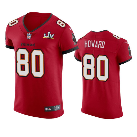 [FULLY STITCHED] Tampa Bay Buccaneers Oj Howard Red Super Bowl LV Limited Football Jersey 
