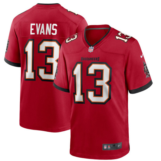 [FULLY STITCHED] Tampa Bay Buccaneers Mike Evans Red Style 11 Limited Football Jersey 